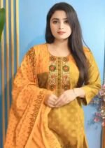 আড়ং কটনের প্রিমিয়াম থ্ৰী-পিস - Image 2