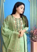 আড়ং কটনের প্রিমিয়াম থ্ৰী-পিস - Image 2