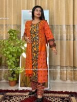 আড়ং কটনের প্রিমিয়াম অরুণিমা থ্ৰী-পিস By Fimora Brand